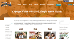 Desktop Screenshot of mykidsfoodallergies.com